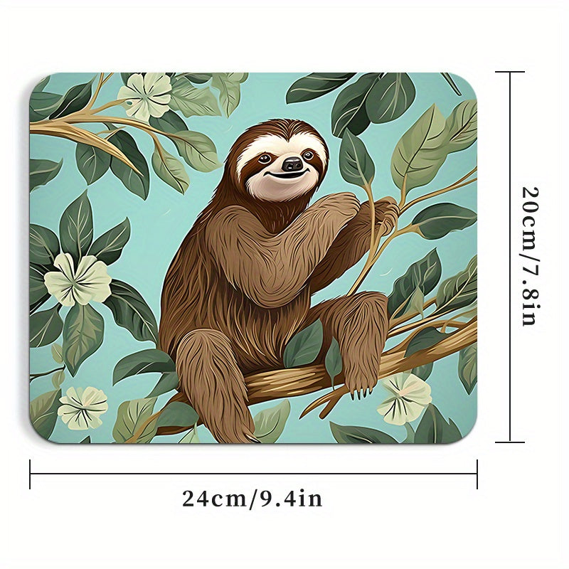 Jungle Sloth Mouse Pad