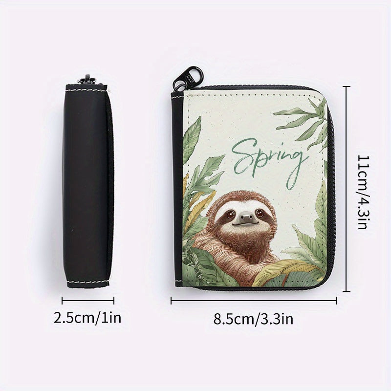 Spring Sloth Wallet