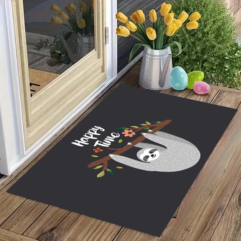 Happy Time Sloth Doormat