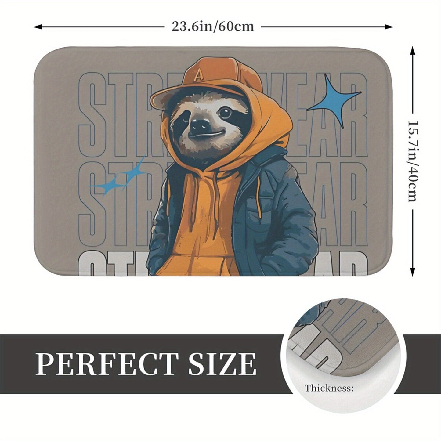 Urban Sloth Doormat