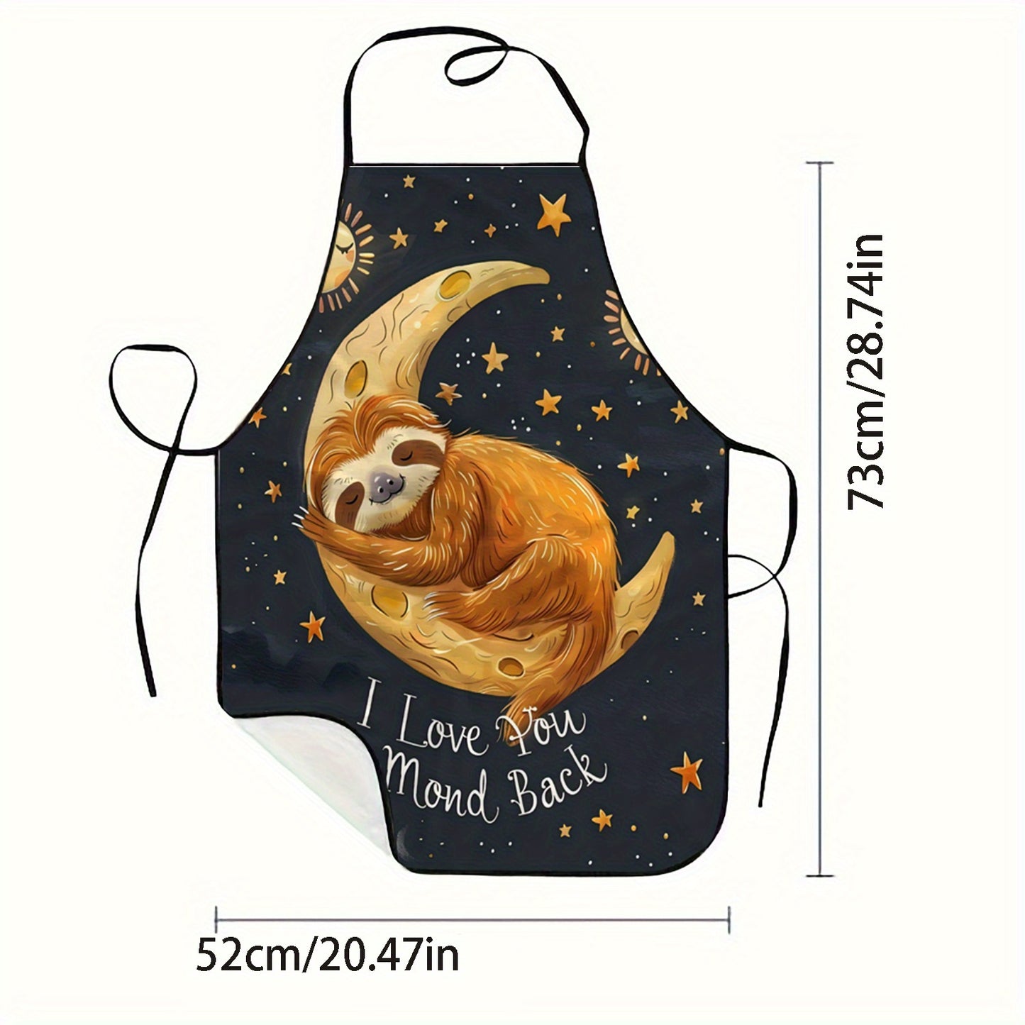 I love You Sloth Apron