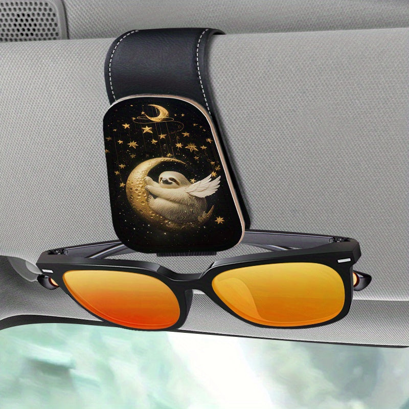 Moon Sloth Visor Holder Clip for Glasses