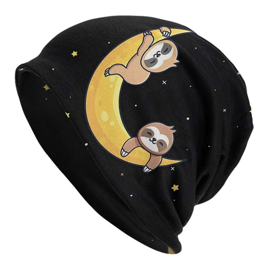 Sloths Sleeping on the Moon Beanie