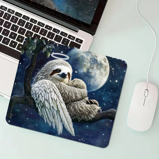 Angelic Sloth Mouse Pad