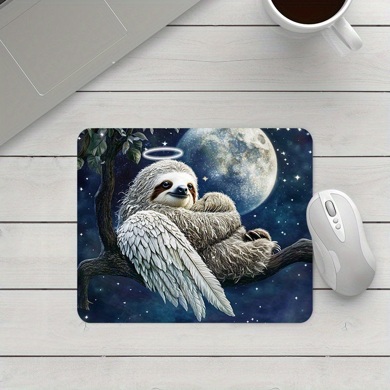 Angelic Sloth Mouse Pad