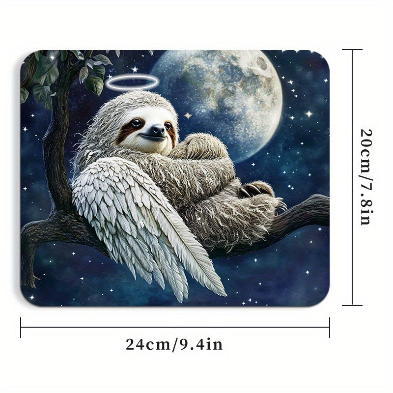 Angelic Sloth Mouse Pad