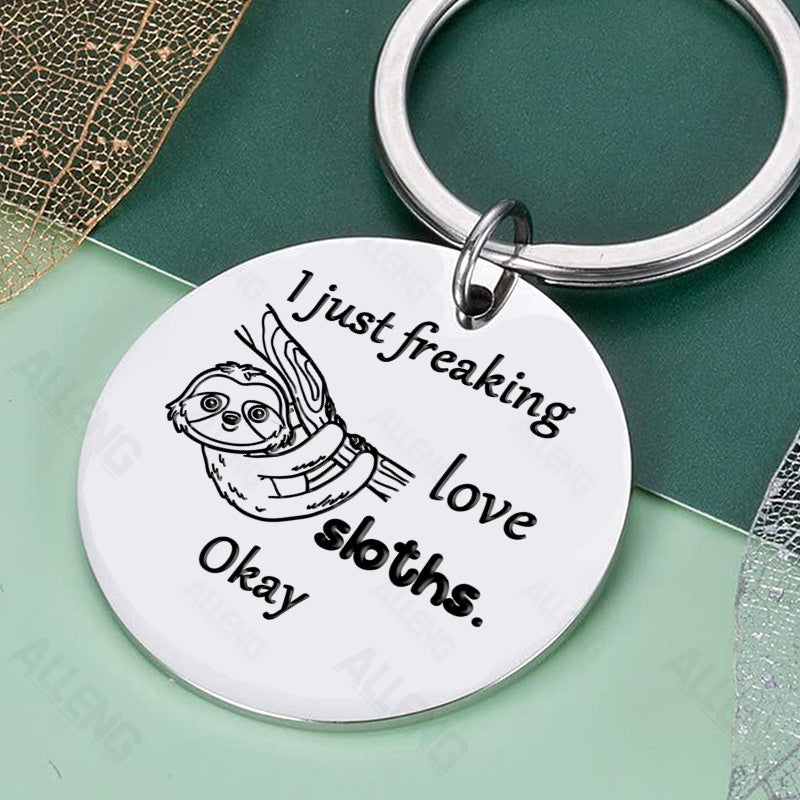 Love Sloths Keychain