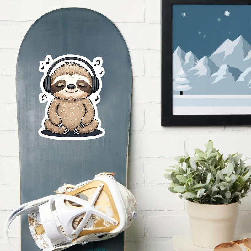 Musical Sloth Stickers