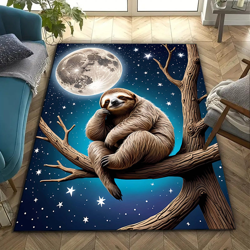 Stunning Sloth in a tree under the Moonlight Carpet