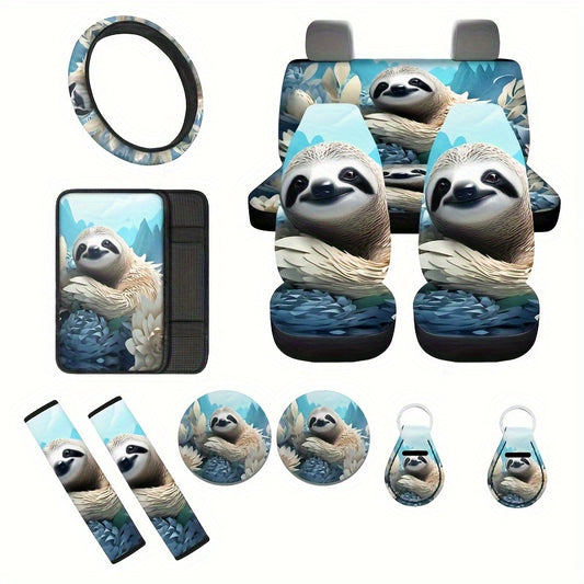 Sloth Complete Car Accessories Kit