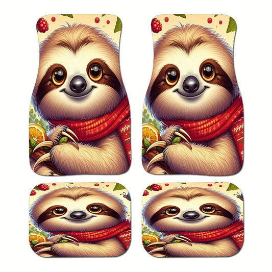 Adorable Sloth Car Mats