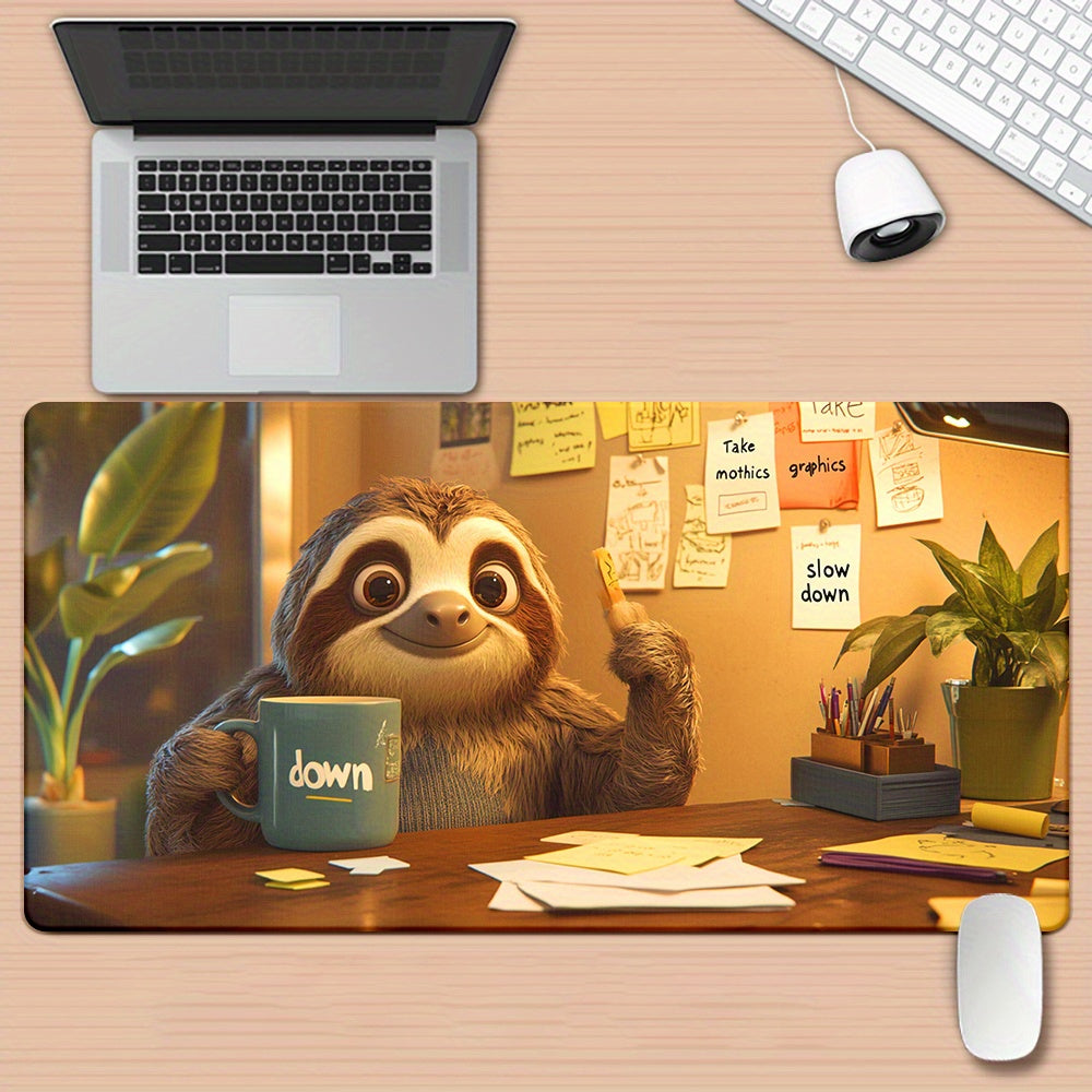 Large Sloth Desk Mat