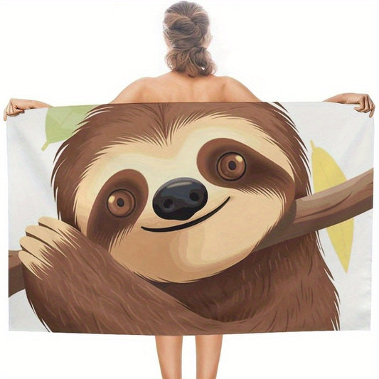 Sloth Beach Towel