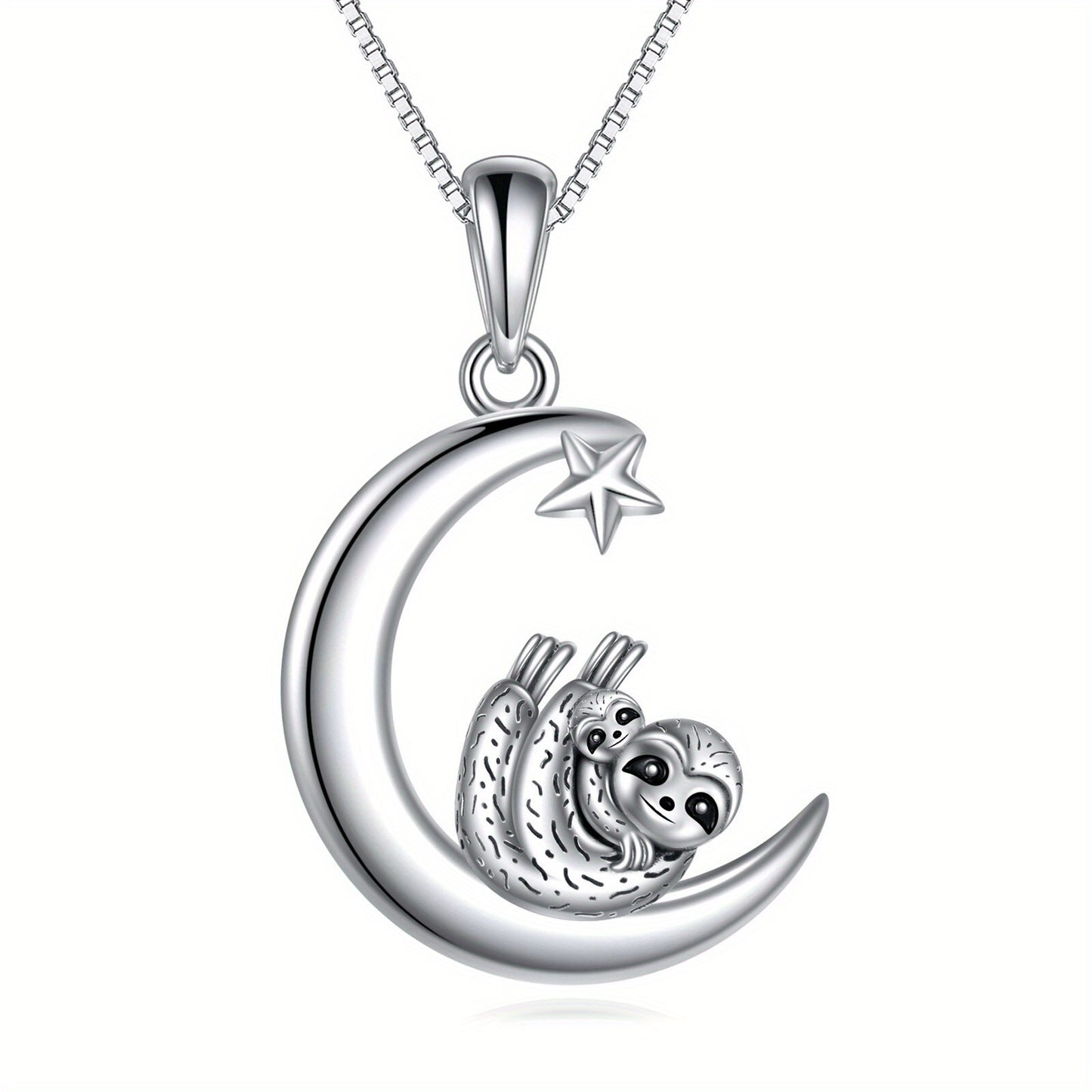 Sloth Moon Necklace