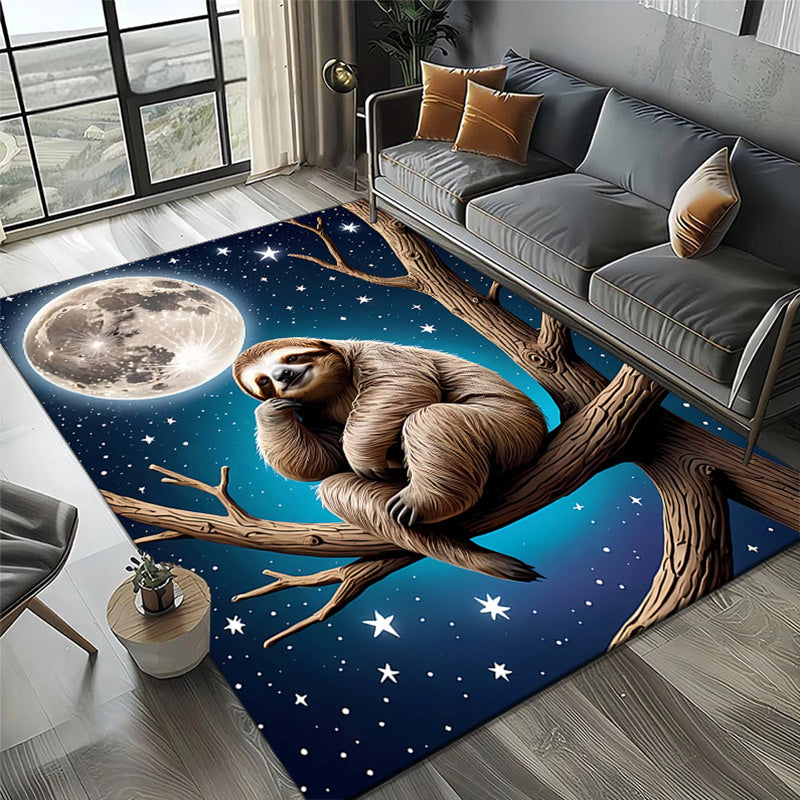 Stunning Sloth in a tree under the Moonlight Carpet