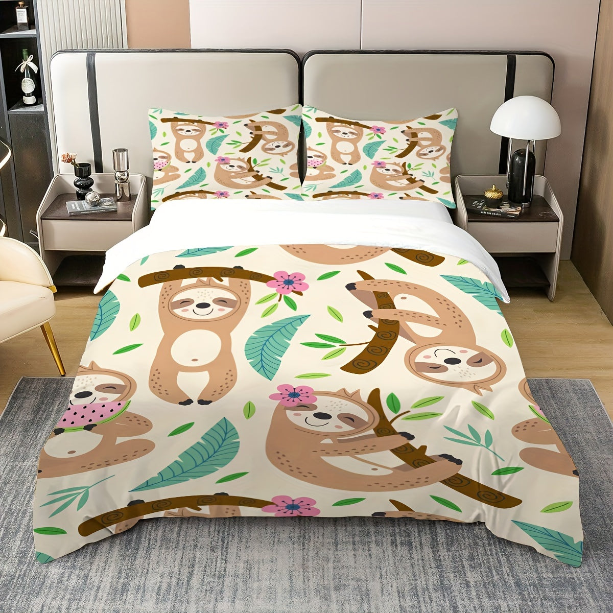 Sloth Duvet Cover Set