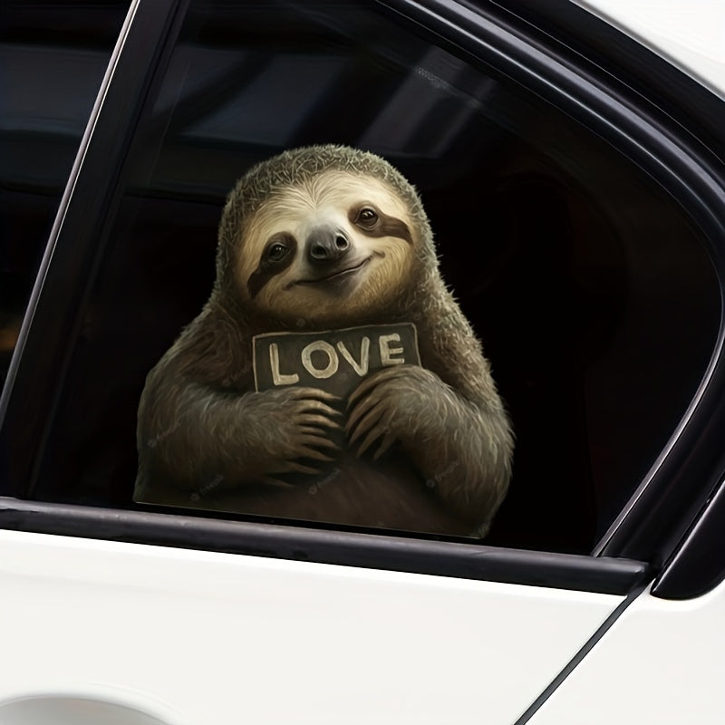 Love Sloth PVC Sticker