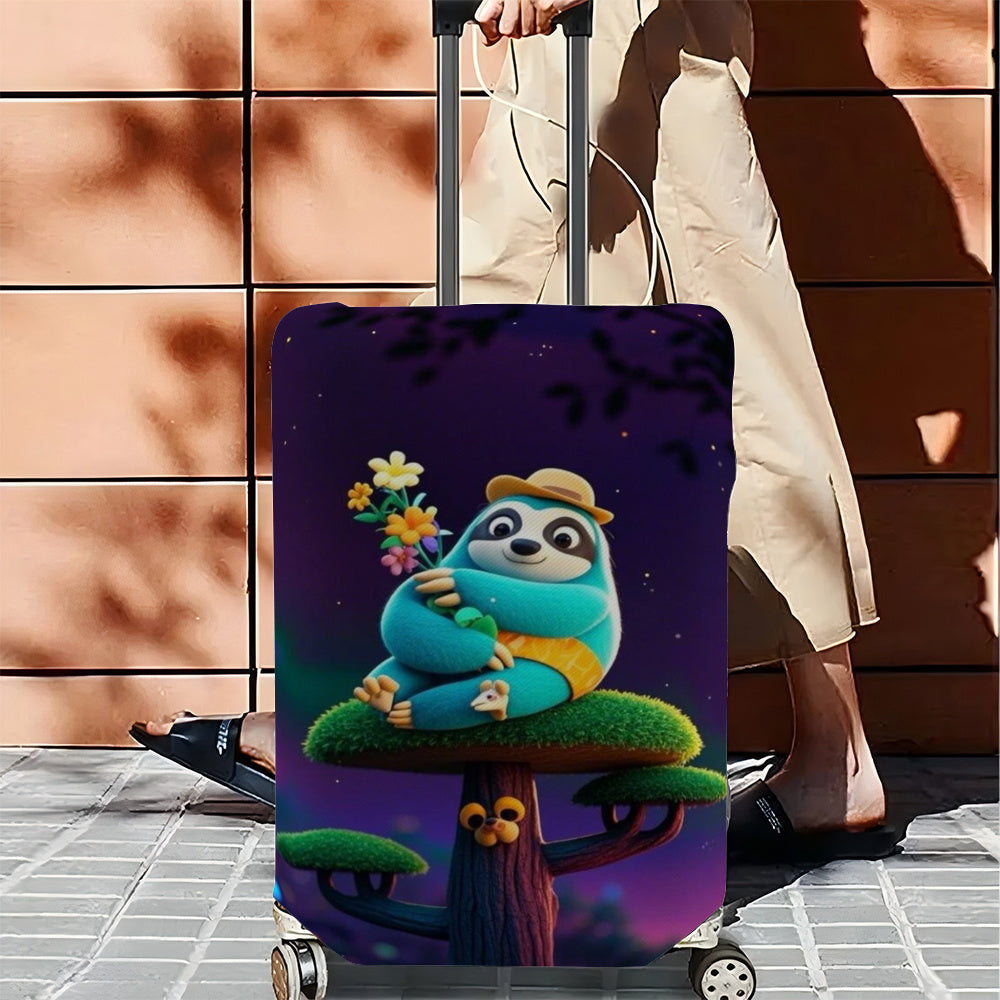 Sloth Luggage Suitcase Cover