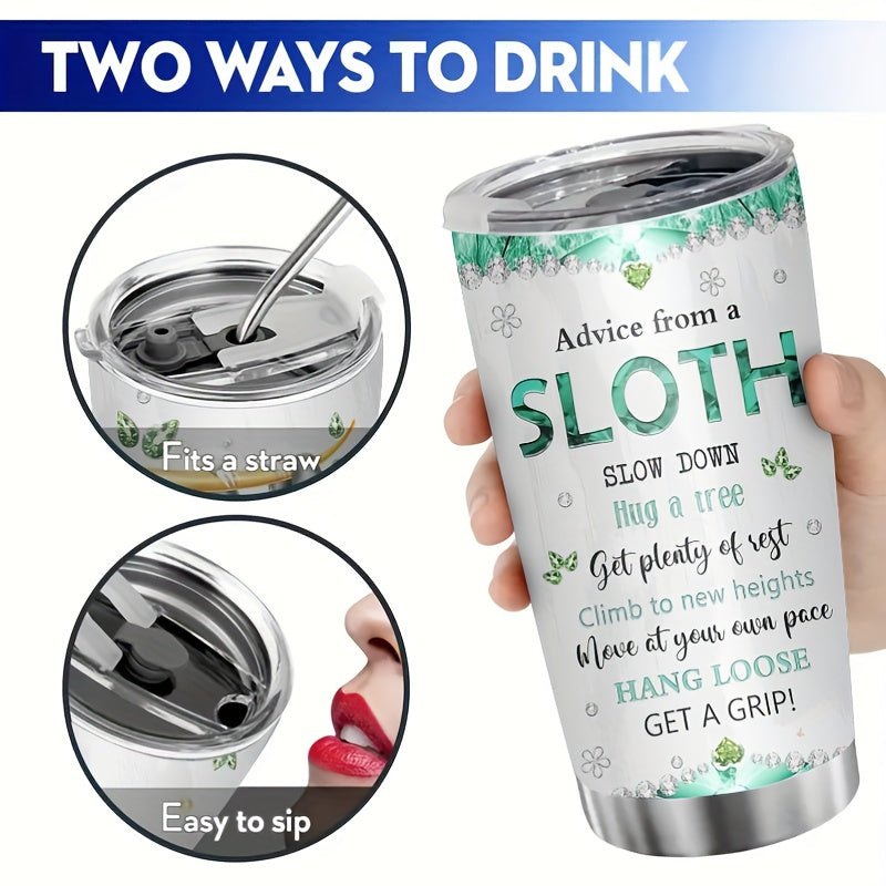 Advice From A Sloth Tumbler