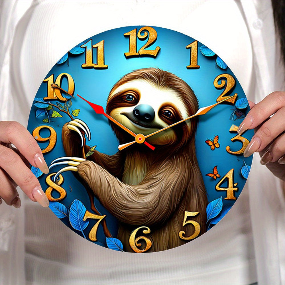 Sloth Wall Clock