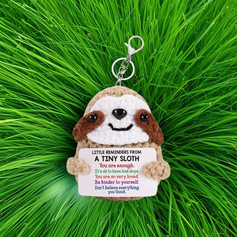 Image of A Tiny Sloth Keychain Pendant