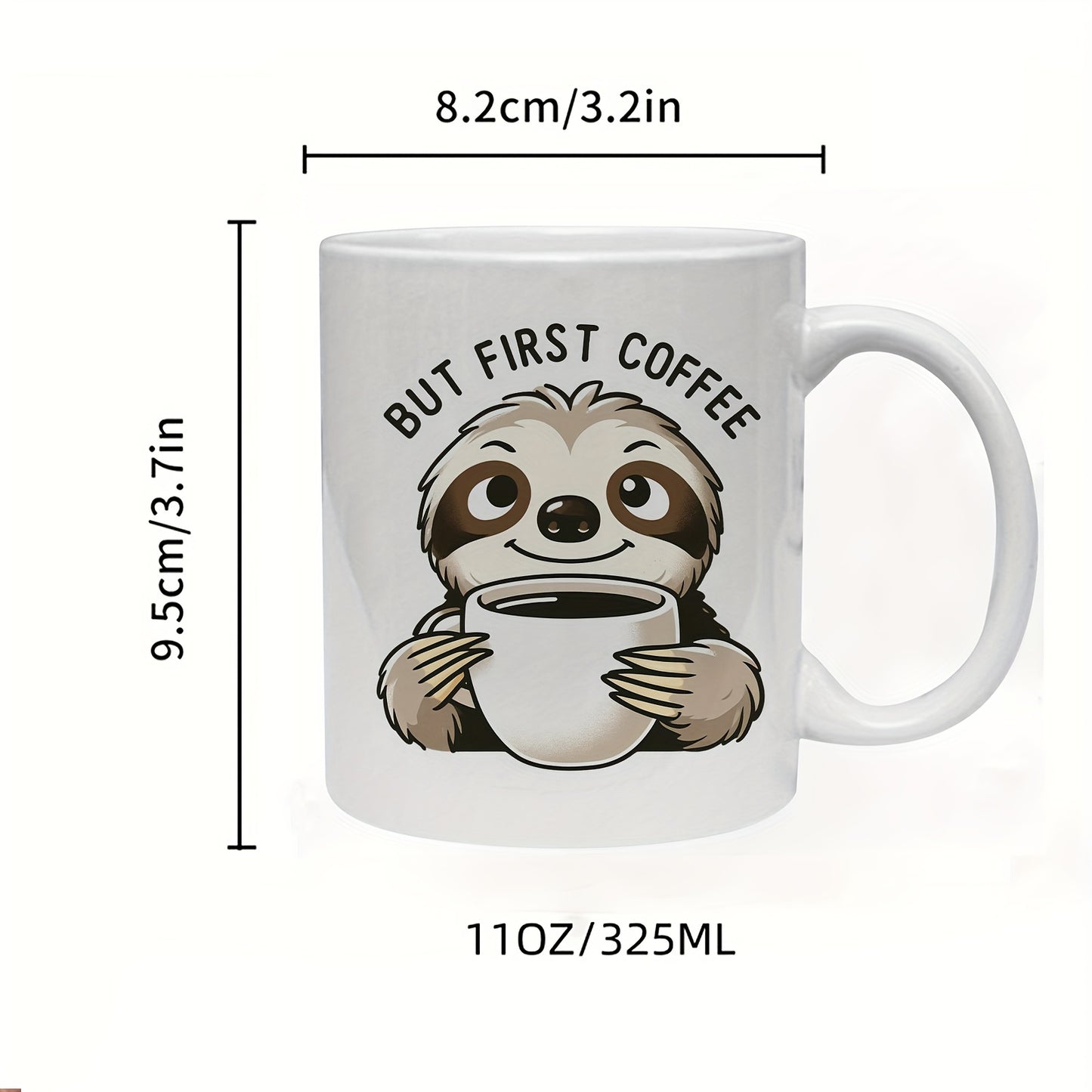 But First Coffee Sloth Mug