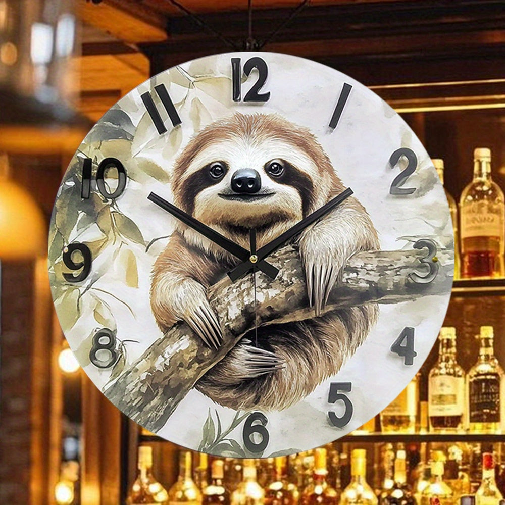 Sloth Wall Clock