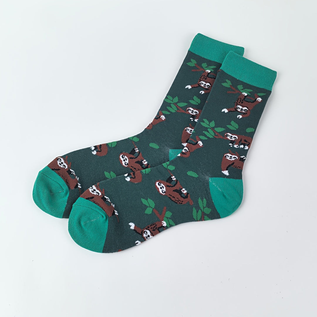 Sloth Mid Calf Socks