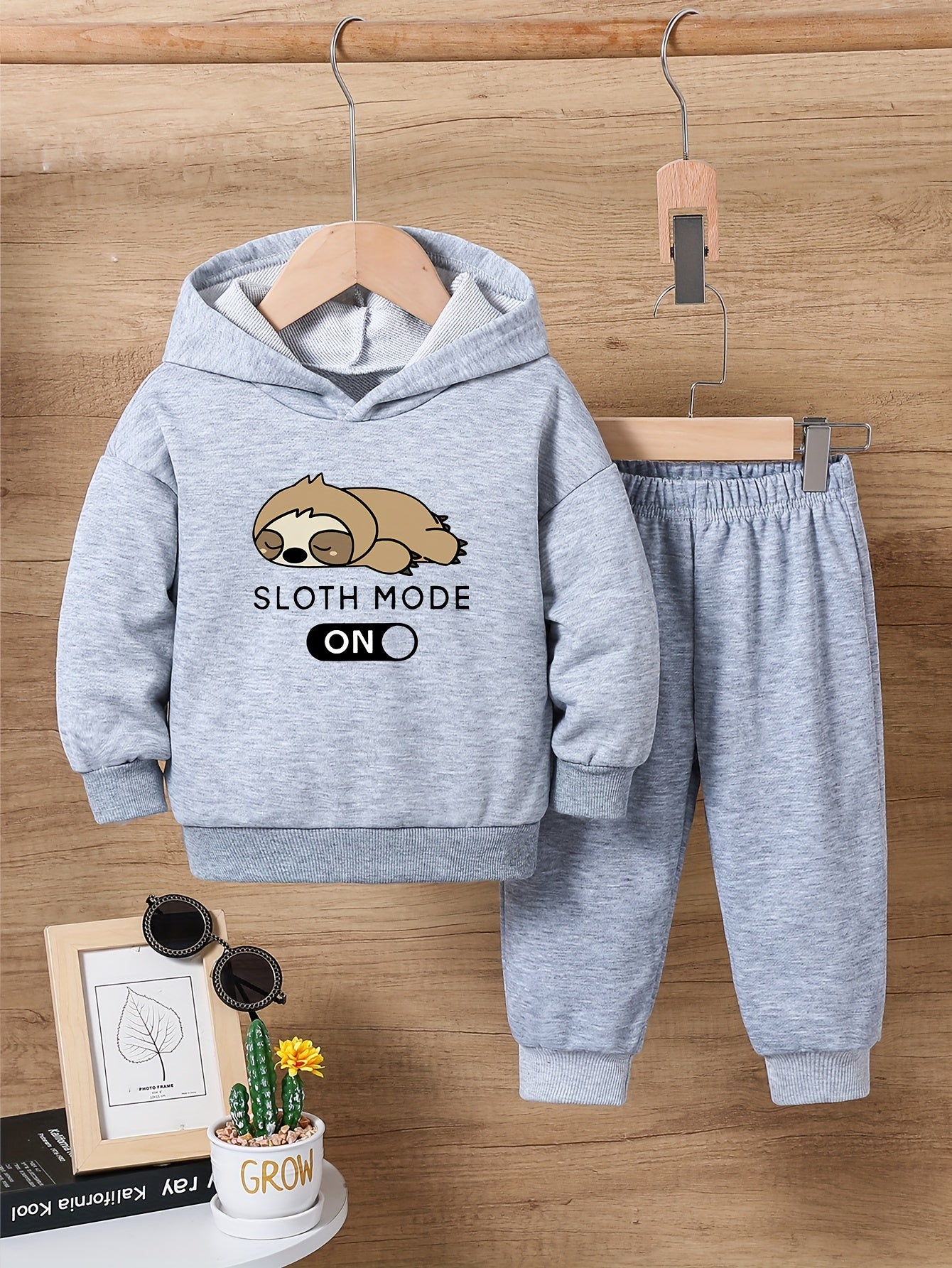 Two Piece Sloth Mode On Tracksuit Set