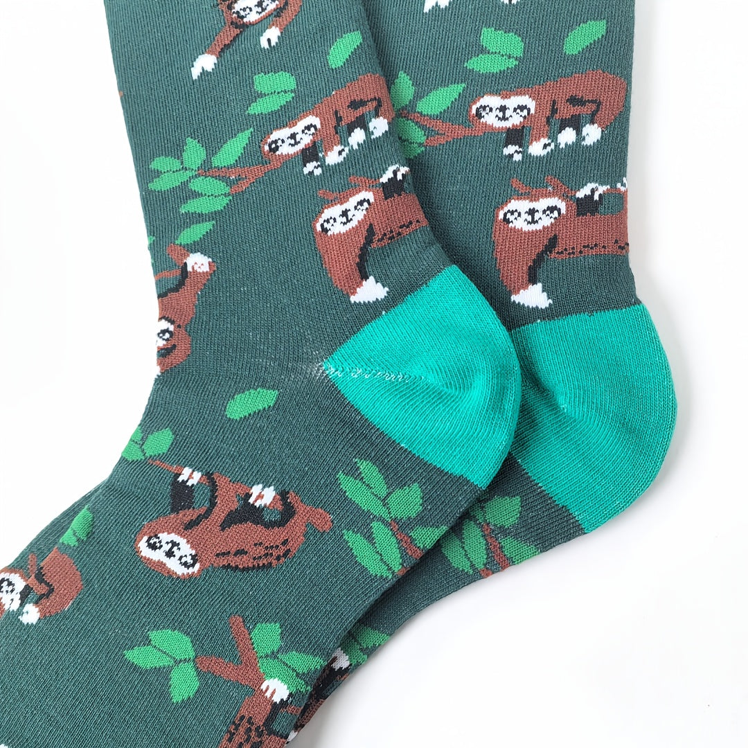 Sloth Mid Calf Socks