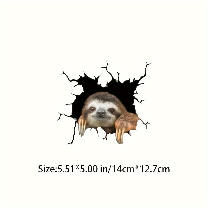 Sloth Car Sticker