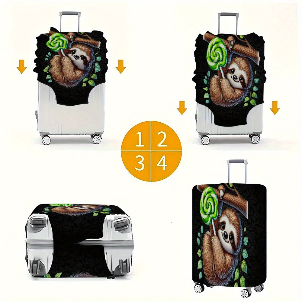 Candy Tree Sloth Luggage Cover