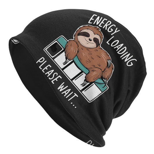 Energy Loading Sloth Beanie Hat