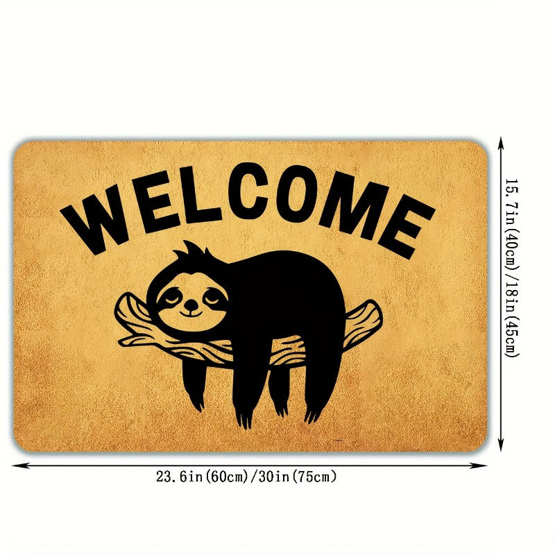 Sloth Welcome Mat