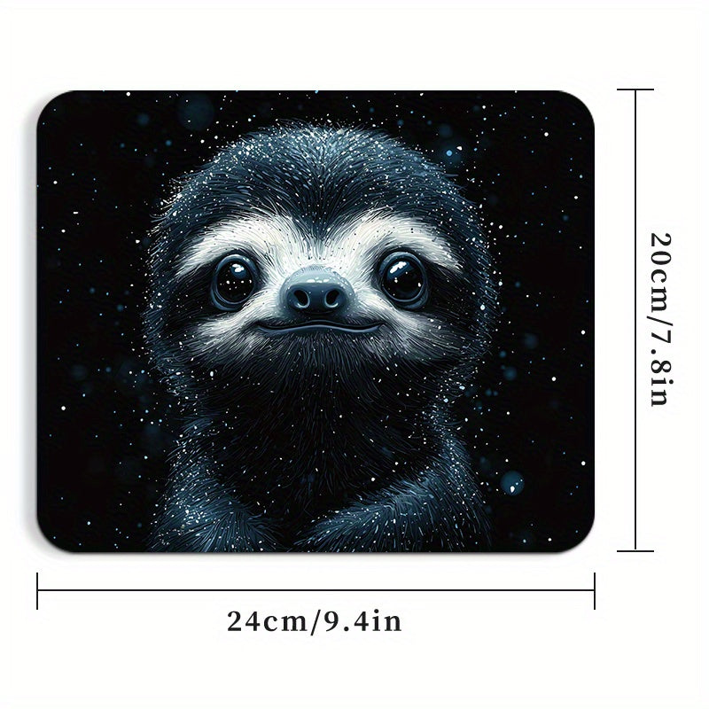 Sparkling Sloth Mouse Pad