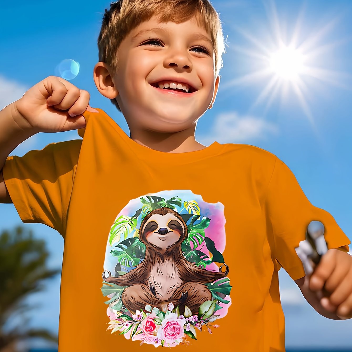 Sloth Print T-Shirt