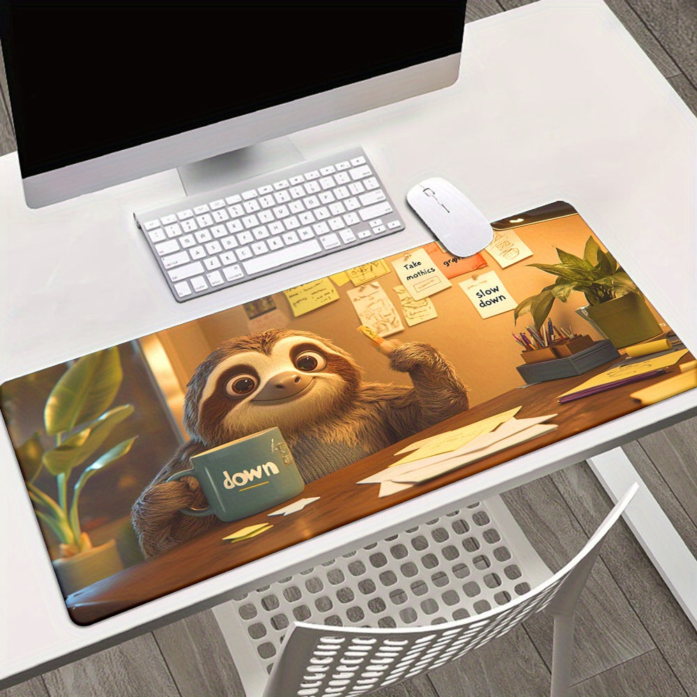 Large Sloth Desk Mat