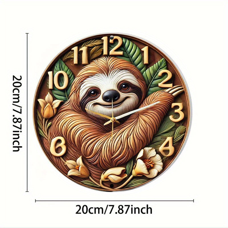 Sloth Wall Clock