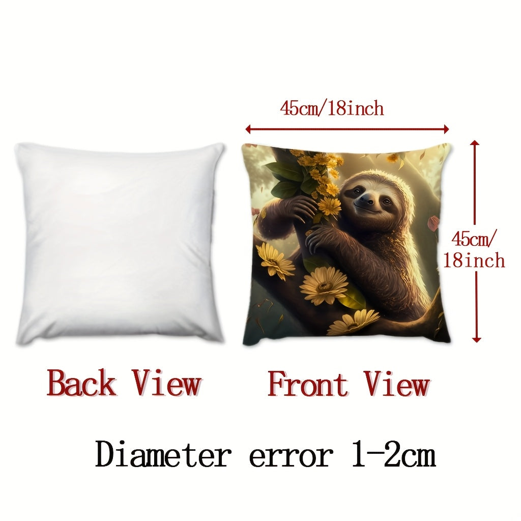 Sloth Cushion Cover