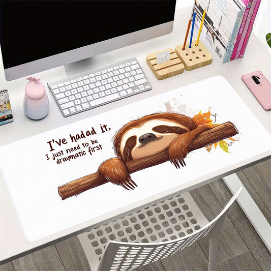 Large Sloth Desk Mat