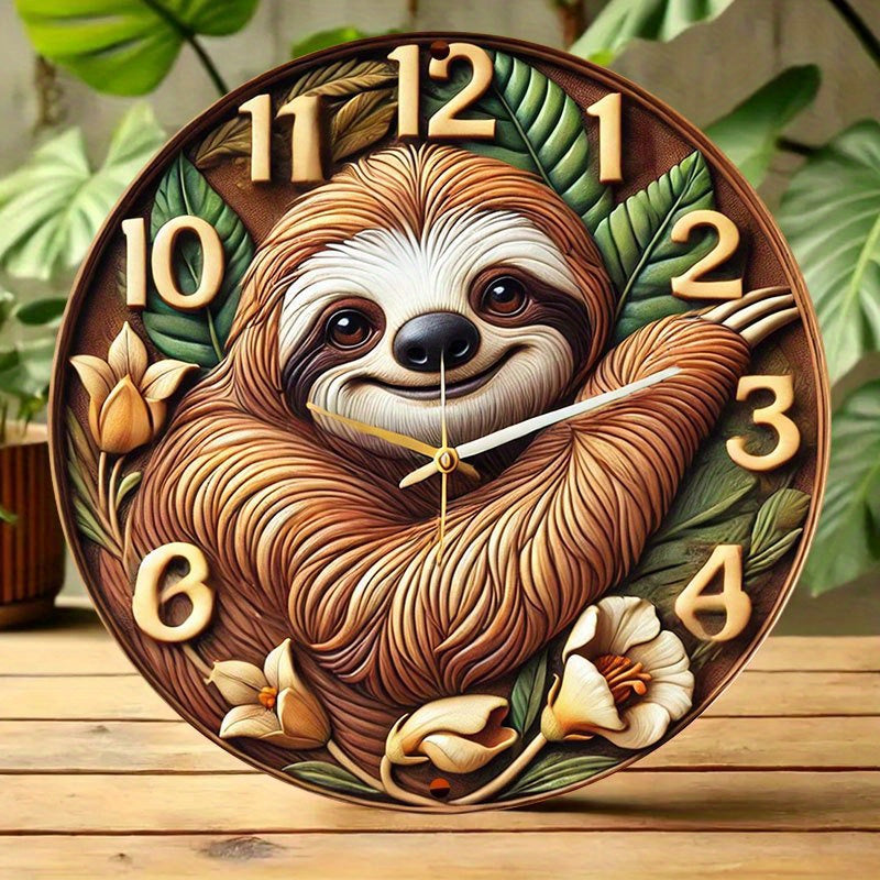 Sloth Wall Clock