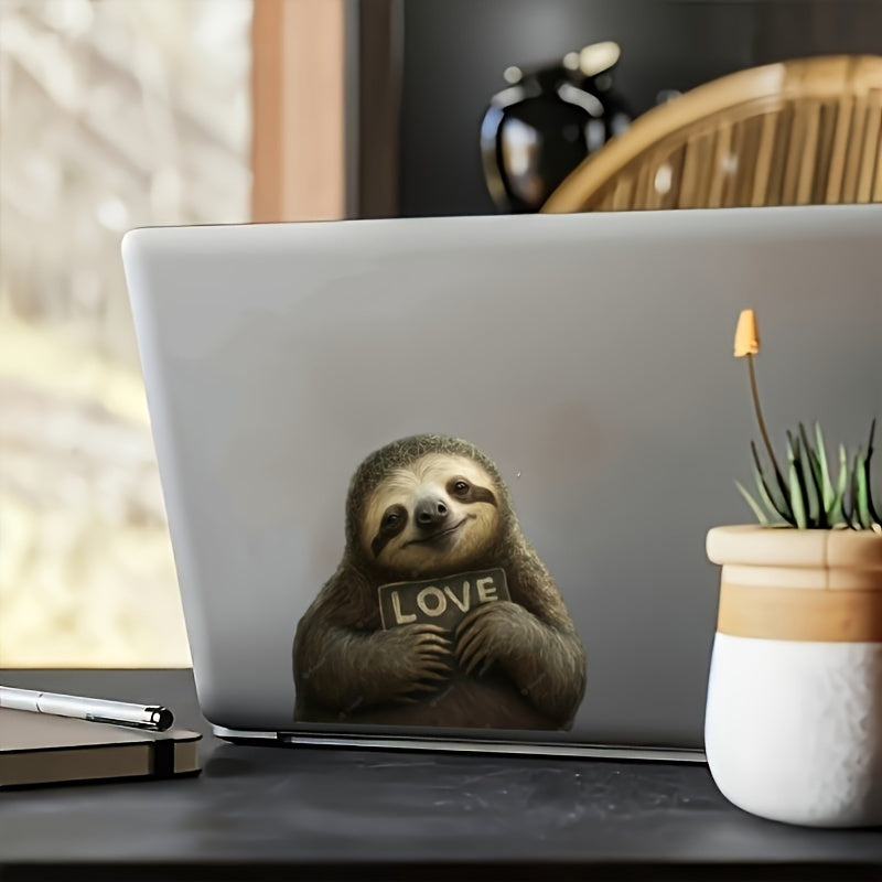 Love Sloth PVC Sticker