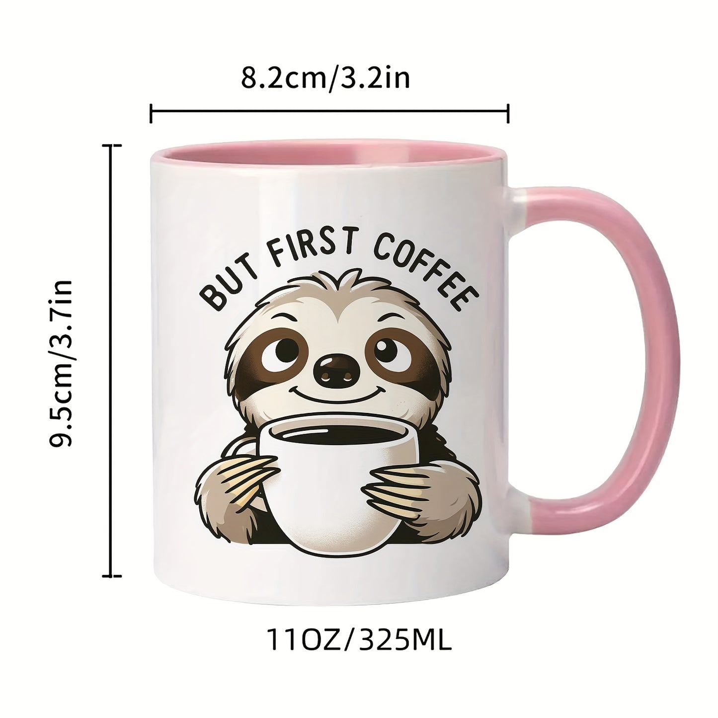 But First Coffee Sloth Mug