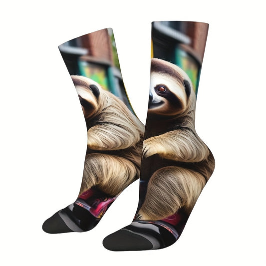 3D Digital Print Sloth Socks