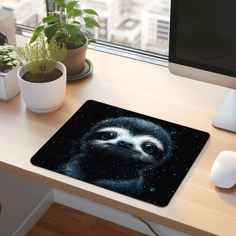 Sparkling Sloth Mouse Pad