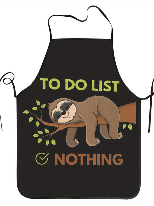 To Do List Nothing Apron