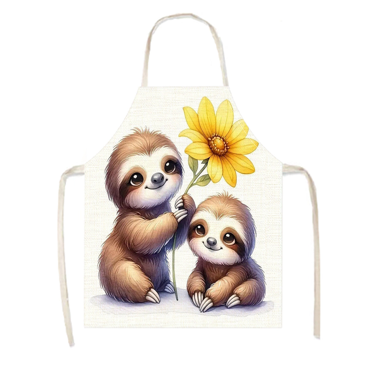 Sunflower Sloth Apron