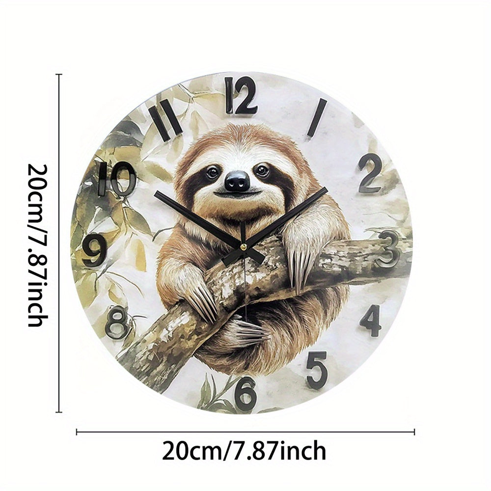 Sloth Wall Clock