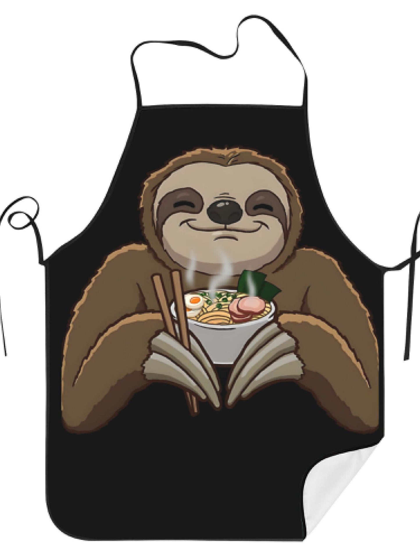 Vintage Sloth Ramen Apron