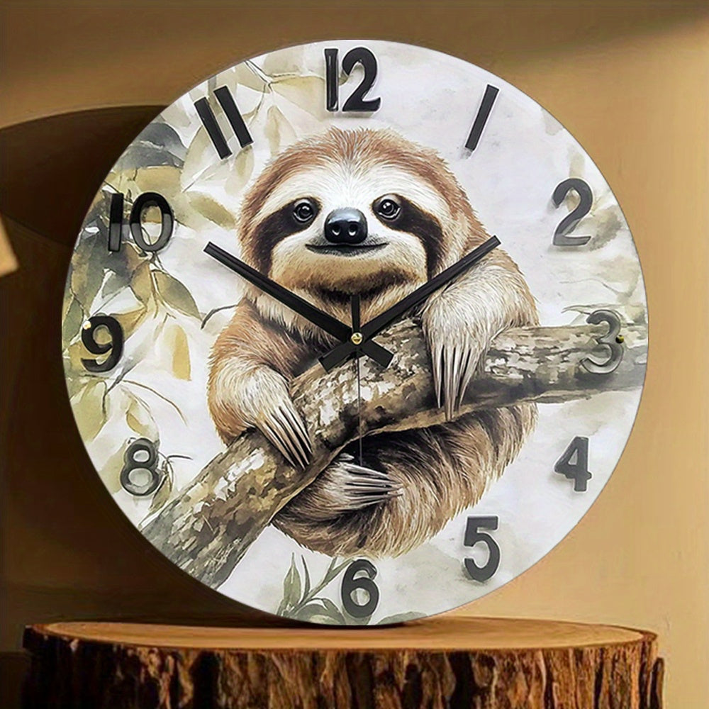 Sloth Wall Clock